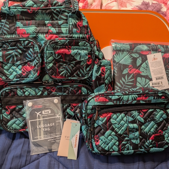 lug Handbags - Lugs, Flamingo Black group, NWT, or NWOT